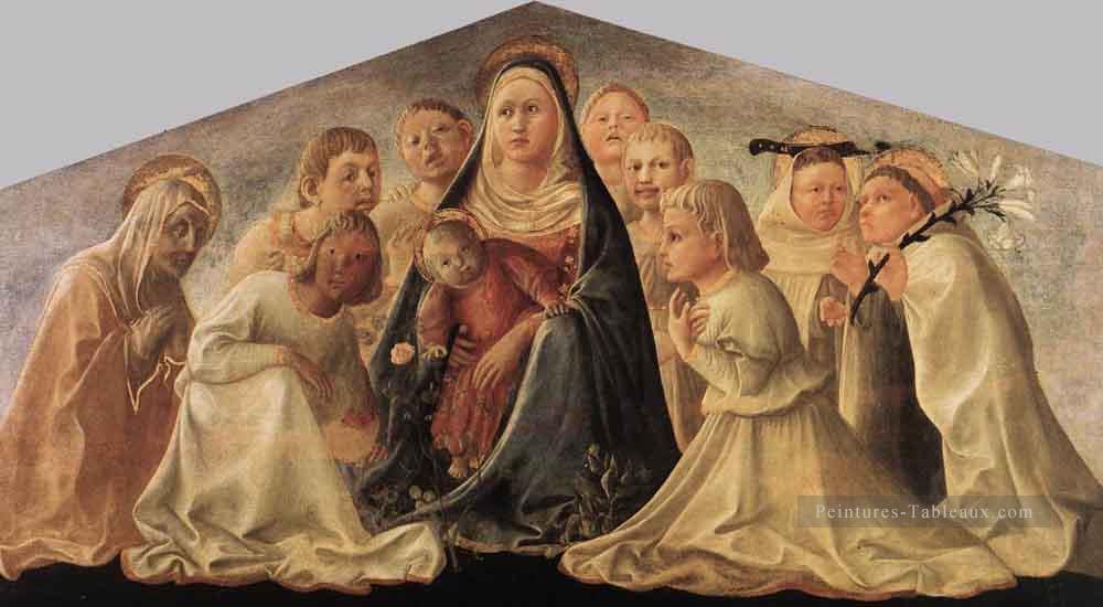 Vierge de l’humilité Trivulzio Madonna Renaissance Filippo Lippi Peintures à l'huile